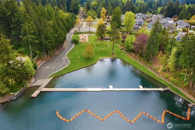Boat launch, picnic area, several new pickleball courts coming soon, beach volleyball +++