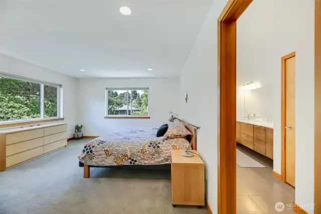 Spacious 2nd floor Primary suite flooded in natural light