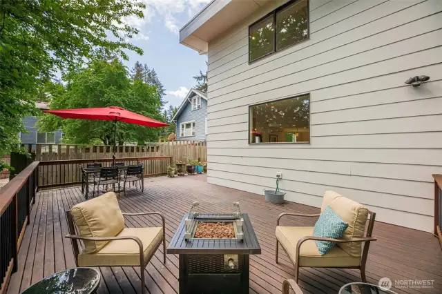 565 SQ Feet of your own private deck.