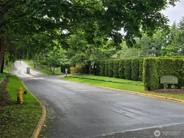 Gated Entrance.