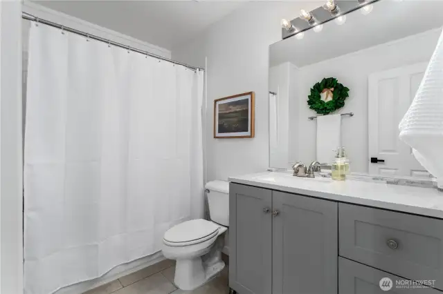 full bathroom upstairs