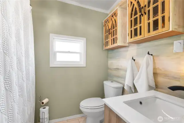 light and bright full bath