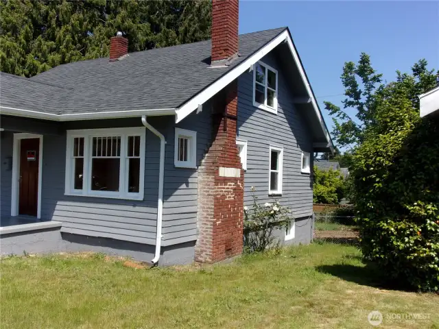 South side of the home.