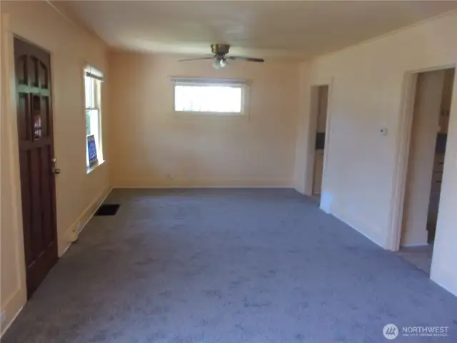 View of the dining room.