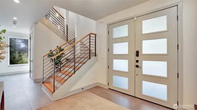 Spacious and inviting entry welcomes all who enter.