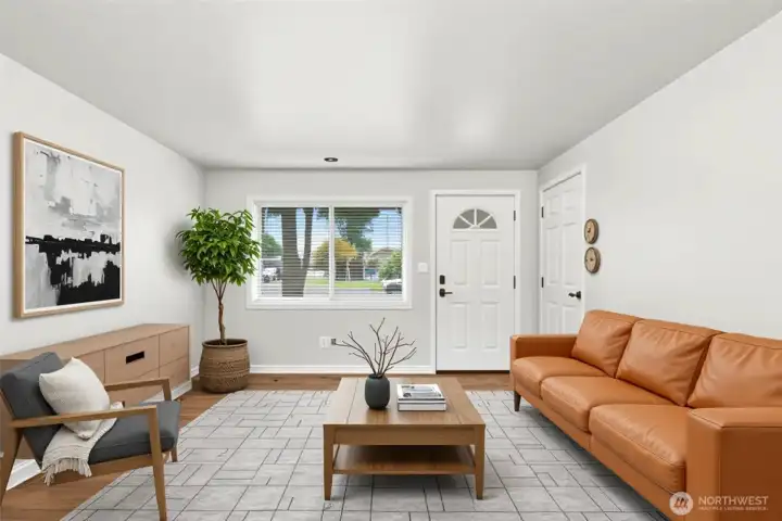 AI generated virtual staging Living Room