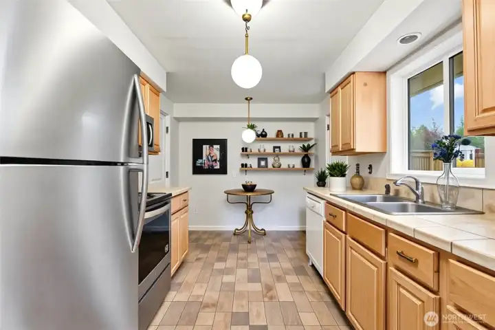 AI generated virtual Staging. Kitchen