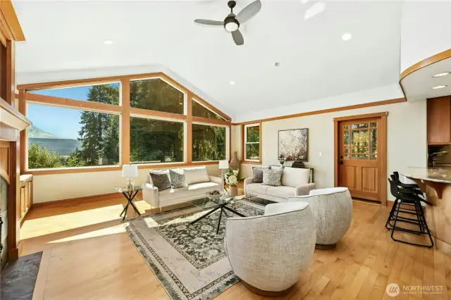 Main living room is a show-stopping statement!