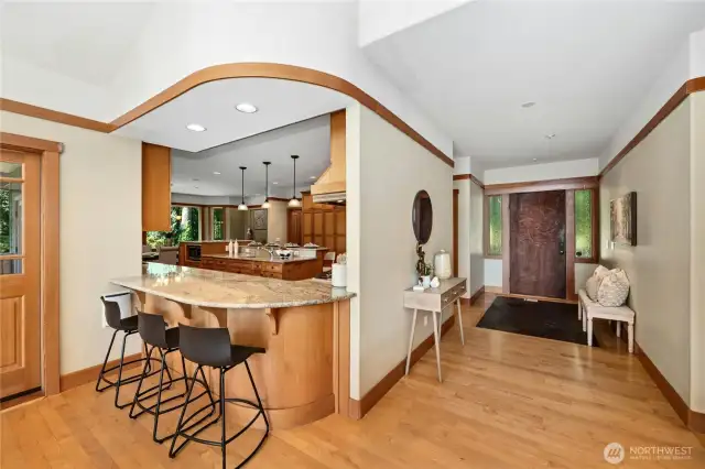 Bar off kitchen