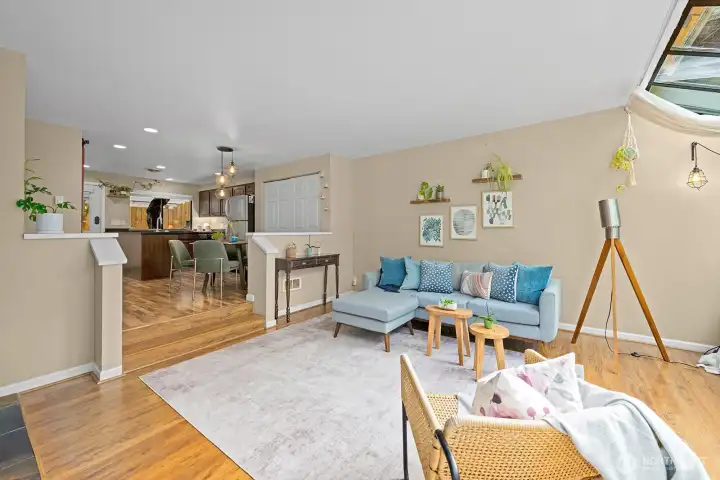 Open floor plan.