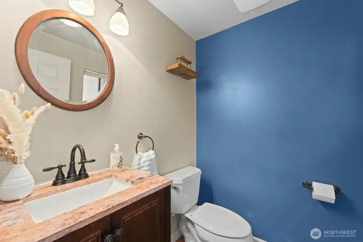 Half bath on mainlevel.