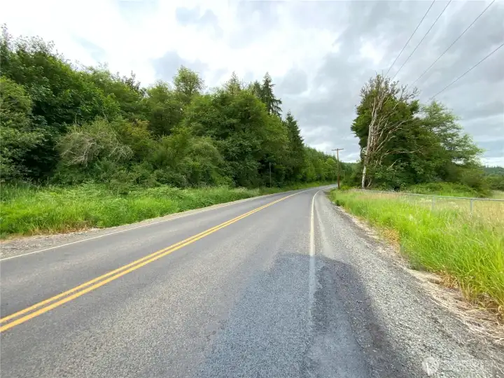 Property along the left in photo.