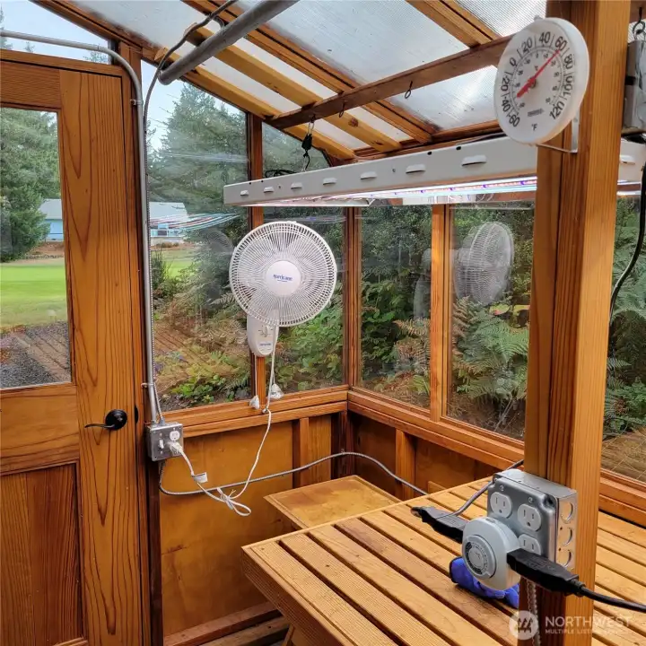 Double pane insulation package keeps the power bill down in the winter.