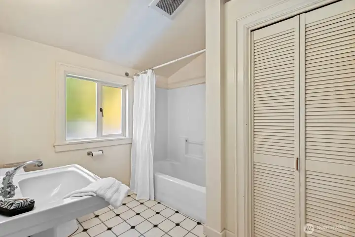 Upstairs bathroom