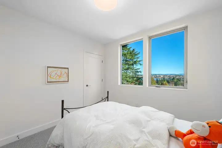 3 of 3 upstairs bedrooms - also with some views.