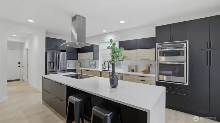 Modern cabinetry with ample storage and prep space, a kitchen that makes cooking feel effortless.