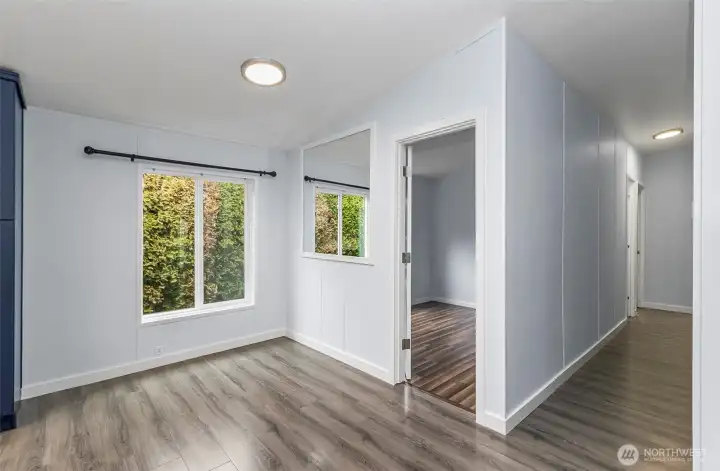 Dinning room leading to 5th room- Bonus / office or 5th bedroom.