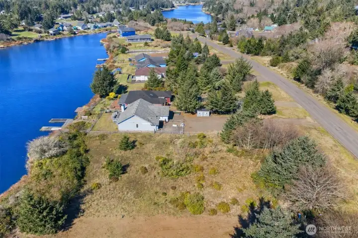 View of lot looking North.