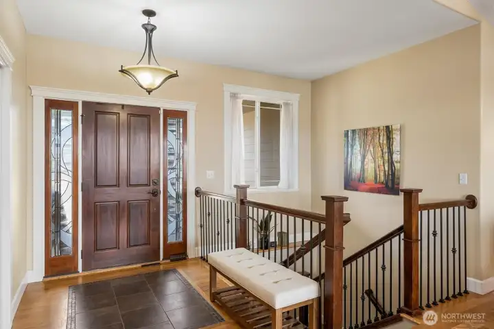 stairs to the daylight basment