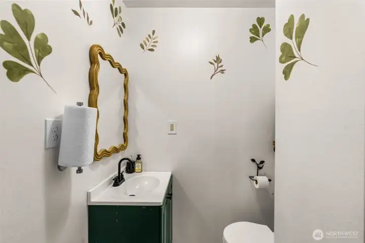 Half bath on main floor