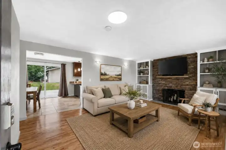 Living Room Virtually Staged