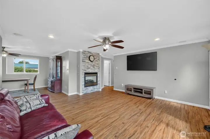 living space with gas fireplace living space with gas fireplace