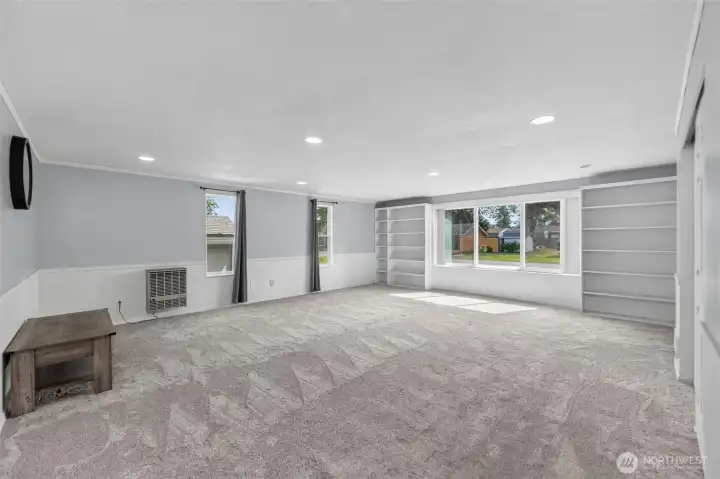 Large family room Large family room