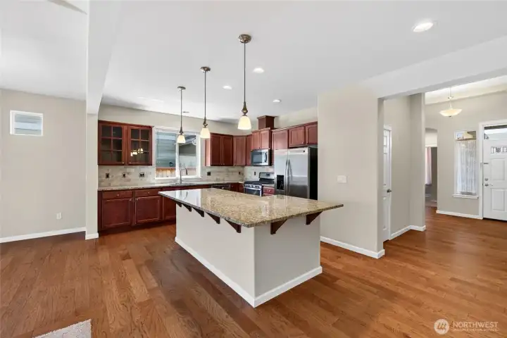 Beautiful custom cabinets with soft close drawers