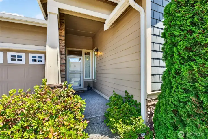 Covered front porch