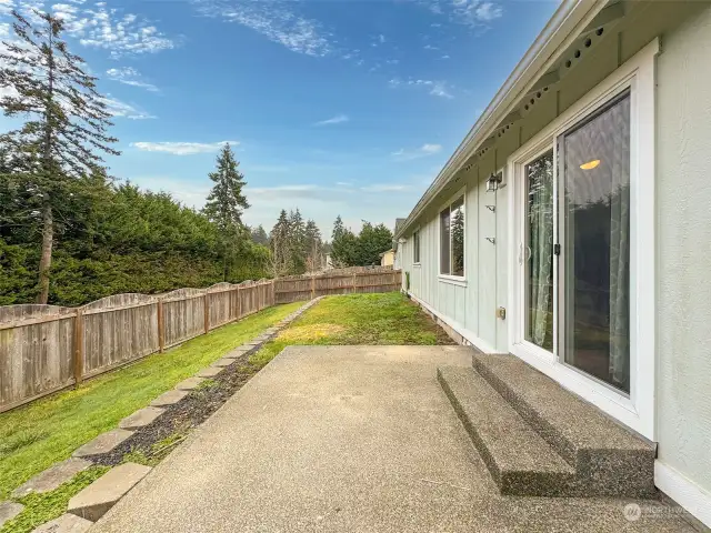 Fully Fenced Backyard