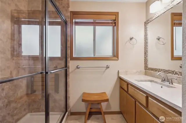 Bath off of Bedroom #2.