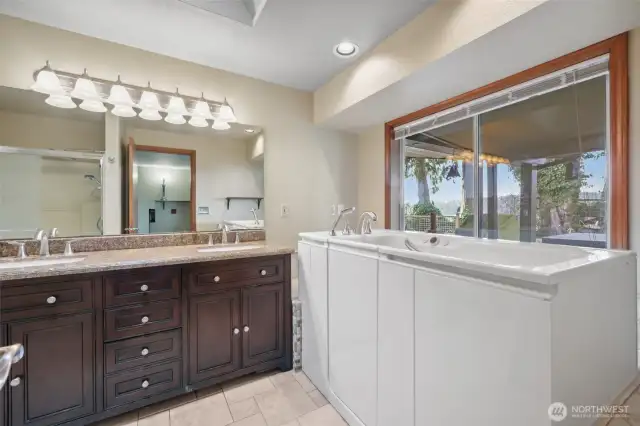 Primary bathroom.