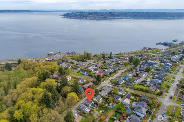 Aerial View from front porch