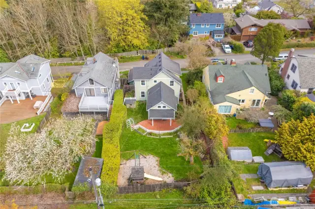 Aerial view of front elevation