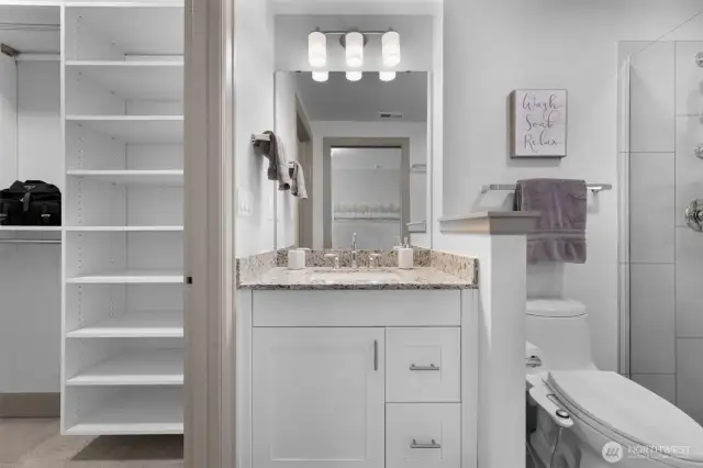 Walk-in Shower in Primary Bath