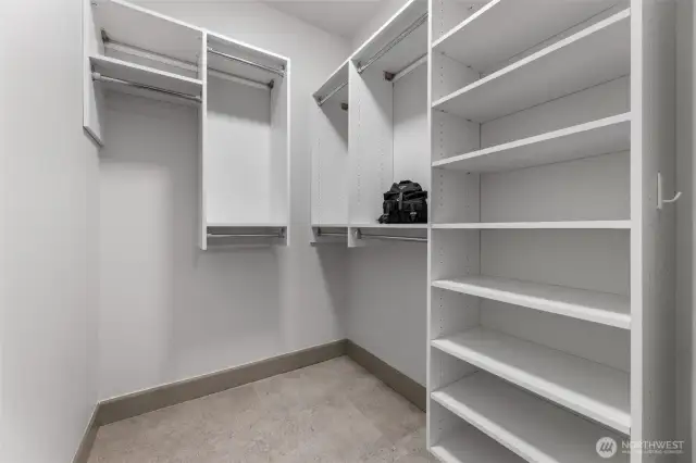 Walk-in Closet in Primary Suite