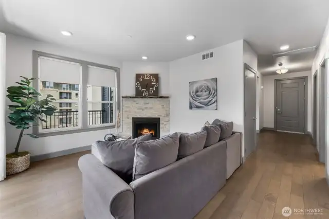 Living Room with Gas Fireplace