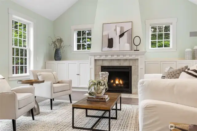 Light filled family room.