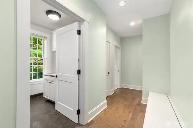 Mud room.