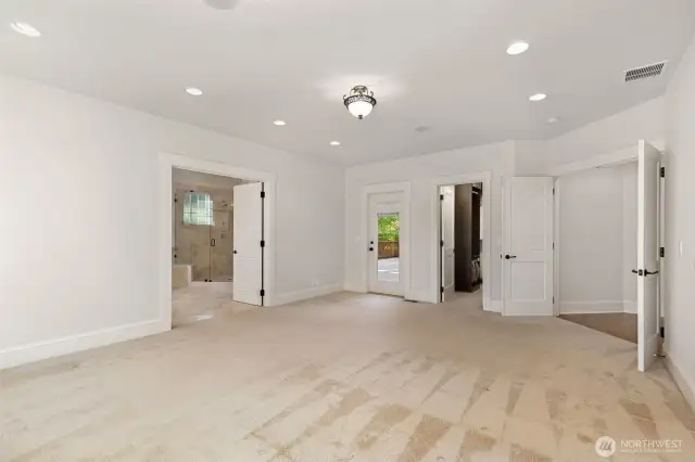 Primary bedroom ~ all on main floor.