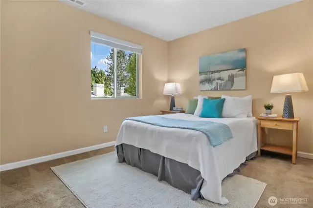 Another one of the 4 bedrooms upstairs.