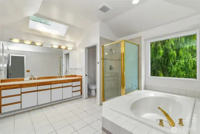 Huge master bath!