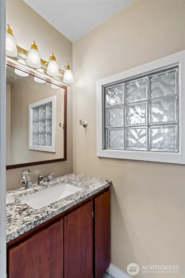 Guest half bath.