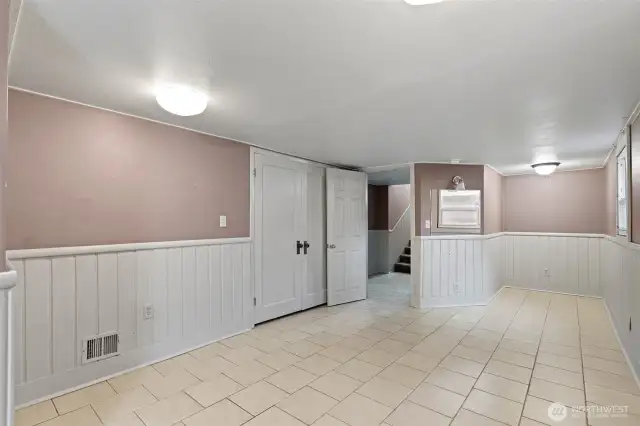 Basement room