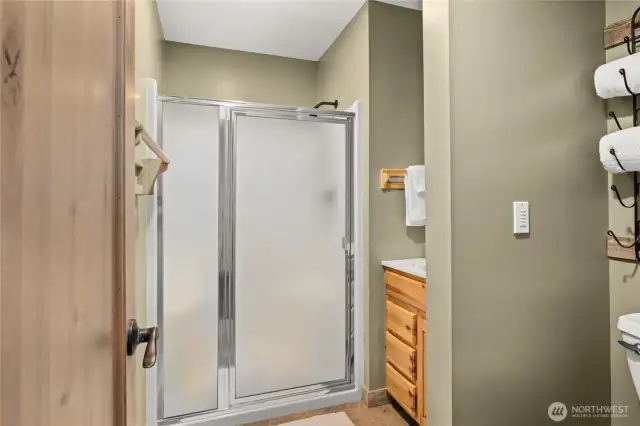 Upstairs 3/4 bathroom