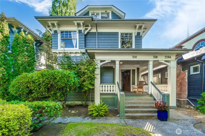 Stately Front porch