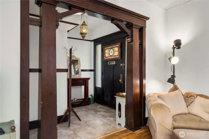 Private Entry and original entry to lving room