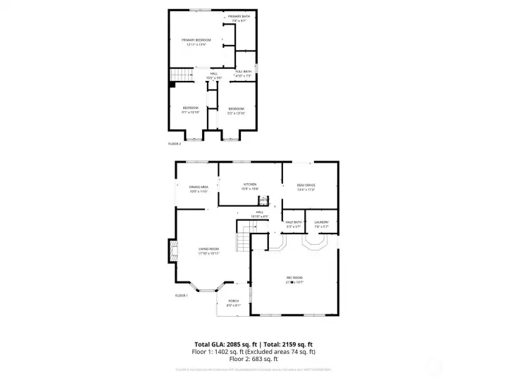 Complete floorplan.