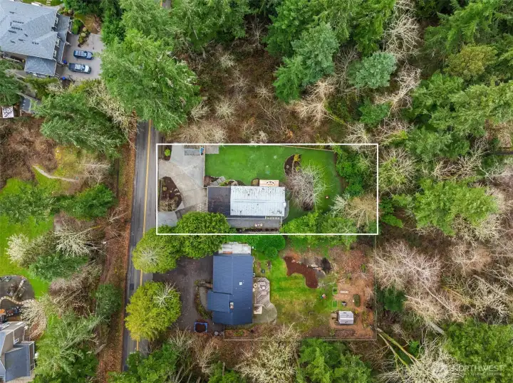 Ideally positioned between downtown Winslow and the Agate Pass Bridge for easy on and off Island travel.