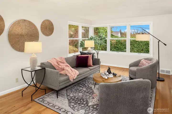 Another view of your beautiful living room.